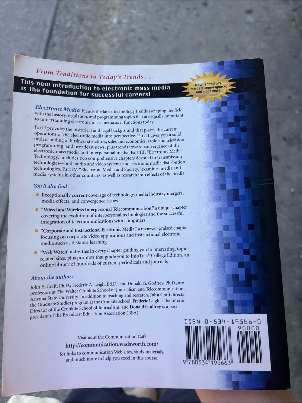 Electronic media by John E. Craft, Frederic A. Leigh, and Donald G. Godfrey